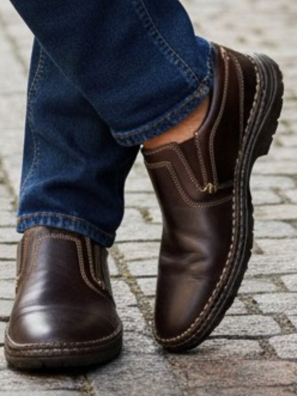 Eastland "Blaine" Brown Leather Casual Slip-on Loafer 7102
